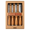 MHG MESSERSCHMIDT 13112.04 Firmer Chisel Set – product display image; Fine-Honed, Chrome Vanadium Steel / Hornbeam, Features Fine-Honed Blades; 61 HRC; Brown Hornbeam Ulmer Handles, Suitable Materials wood