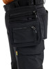 BLAKLADER Trousers | 1745 Black ToolRig Trousers with Kneepad Pockets in 4-Way Stretch