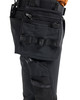 BLAKLADER Trousers | 1745 Black ToolRig Trousers with Kneepad Pockets in 4-Way Stretch