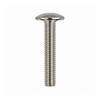 RAMPA KT 6mm Bolt Mushroom Head M6 90mm Hex 4 mm Nickel Plated – side view; Steel, 6 diameter, Application Furniture and joinery fastening, Mounting Type Screw-in
