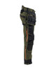 BLAKLADER Trousers | 1979 Forest Green STRIKER ToolRig Trousers with Kneepad Pockets in 4-Way Stretch