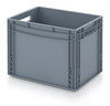 AUER Packaging euro containers solid are durable and versatile storage containers designed for professional warehouse, workshop and logistics applications.