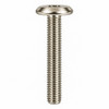 RAMPA KF Bolt Flat Head M6 70mm Hex 4 mm Steel Nickel Plated – side view; 6 diameter, Application Furniture and joinery fastening, Mounting Type Screw-in, Suitable Materials wood;furniture panels;metal hardware