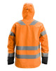SNICKERS Jacket 1330 High Vis Orange /  Grey Shell Jacket Reflective Tape Waterproof