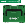 the spax l boxx is a screws and fastener assortment organizer by spax screws to keep your collection of pan head screws and washer head screws tidy.
