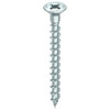 Alternate product image of HECO 5 x 80 Countersunk Head Full Thread Silver Zinc Steel PZD-2 Centre Hole.