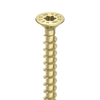 Alternate product image of HECO 5 x 50 Countersunk Head Full Thread Yellow Zinc Steel HD-20.