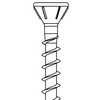 Alternate product image of HECO 5 x 50 Countersunk 60° Head Partial Thread Silver Zinc Steel HD-30.
