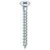Alternate product image of HECO 4 x 50 Countersunk Head Full Thread Silver Zinc Steel PZD-2 Centre Hole.