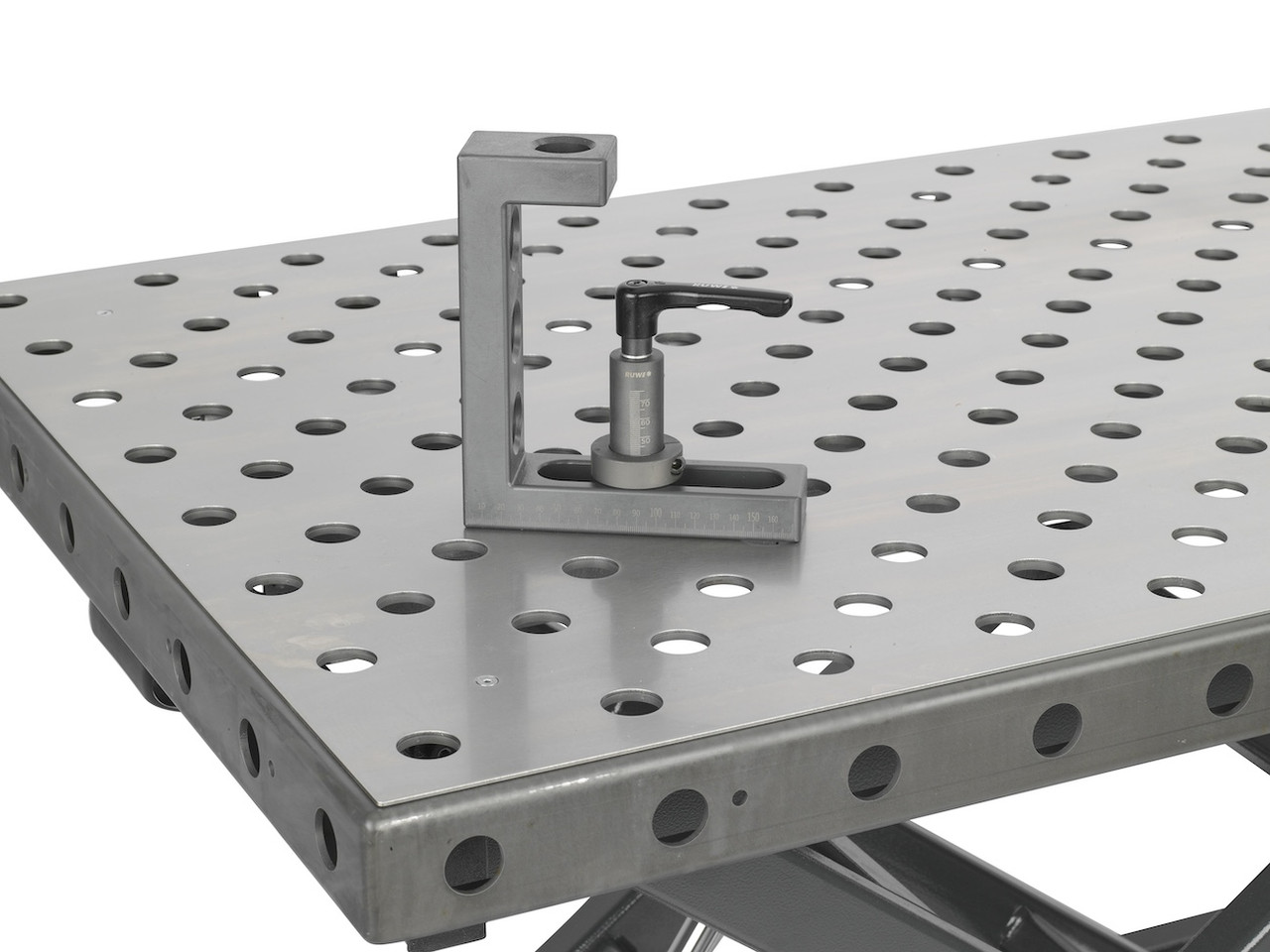 Craftsman Hardware supplies 4mm Phosphated Perforated Top for Welding Table from RUWI with 28mm Hole for the Welding Industry and Installers in Cheltenham and Moorabin