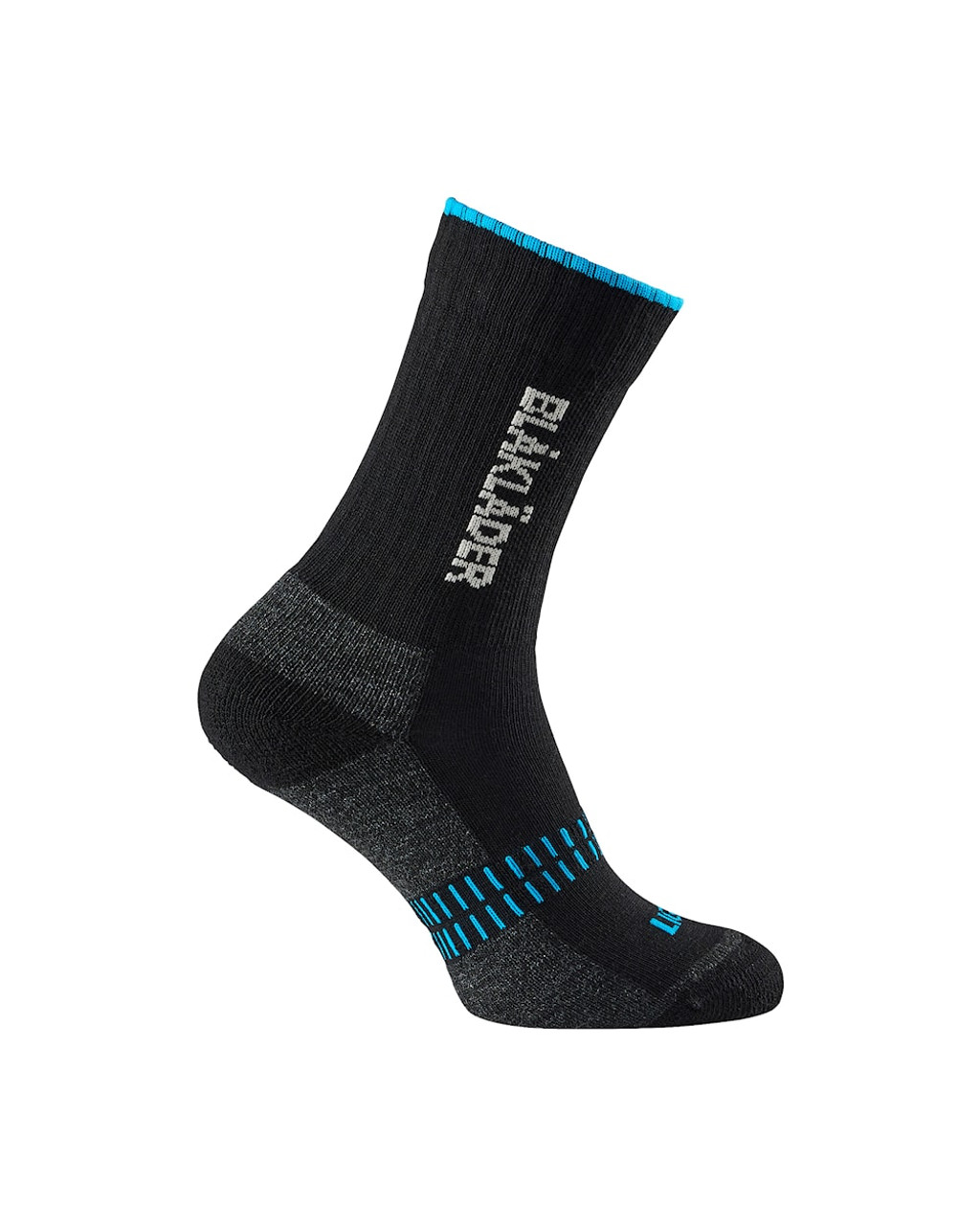 Experience unmatched comfort with BLAKLADER Black Socks, model {Model}, designed as part of the LIGHT range featuring advanced Technical Layer and soft Wool.