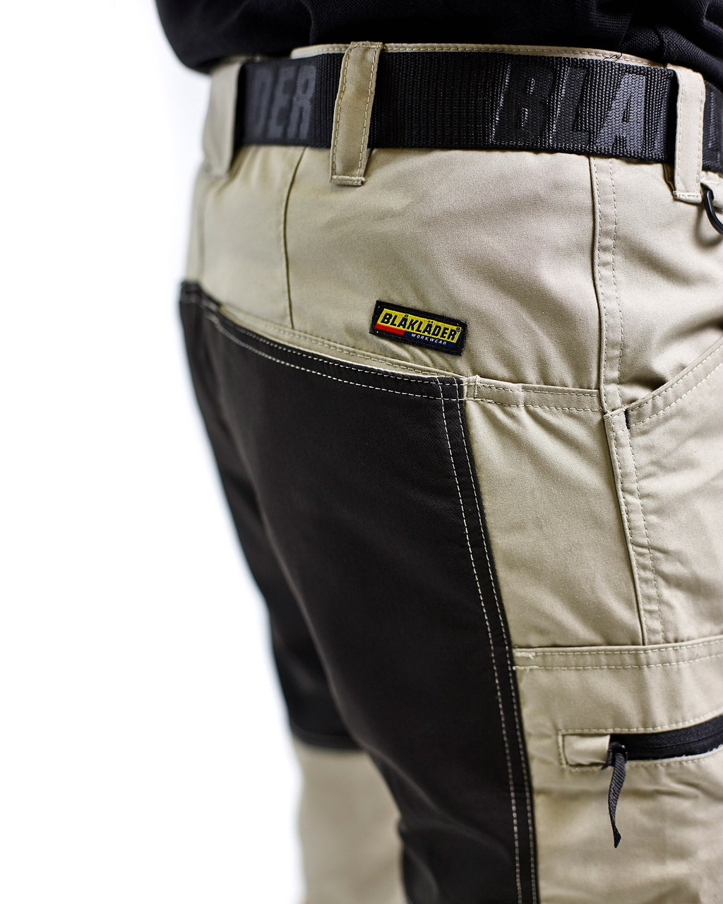 Suitable work Trousers available in Australia and New Zealand BLAKLADER Polyester Khaki Trousers for Woodworkers