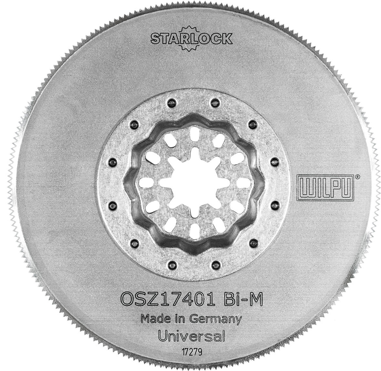 WILPU Multi Tool Blade for Timber, Sheet Metal, Cement Board, the OSZ 174 Saw Blade is for Circular for Construction