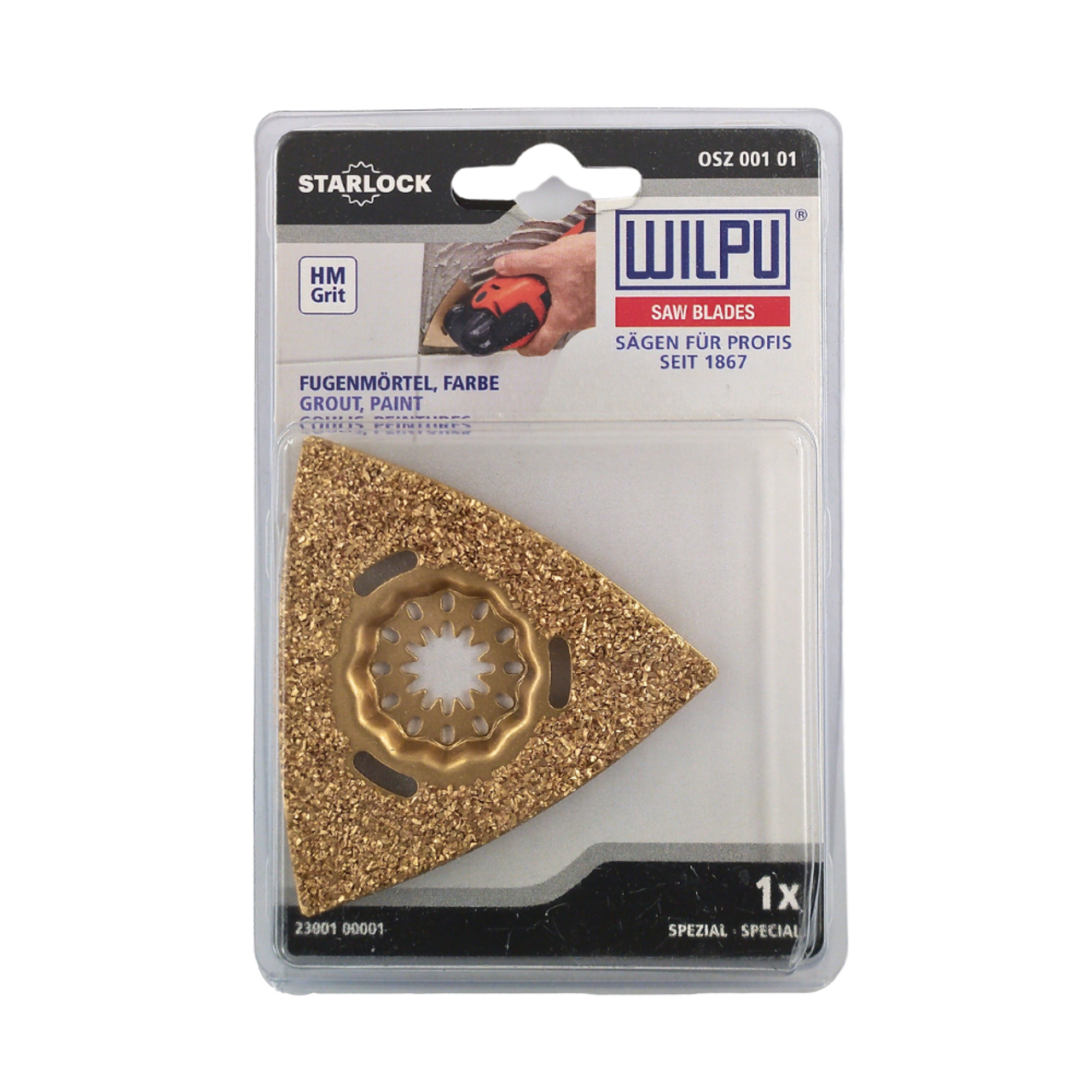WILPU Multi Tool Blade for Tile, Stone and Wood, the OSZ 001 Saw Blade is for Carbide Rasp for Construction