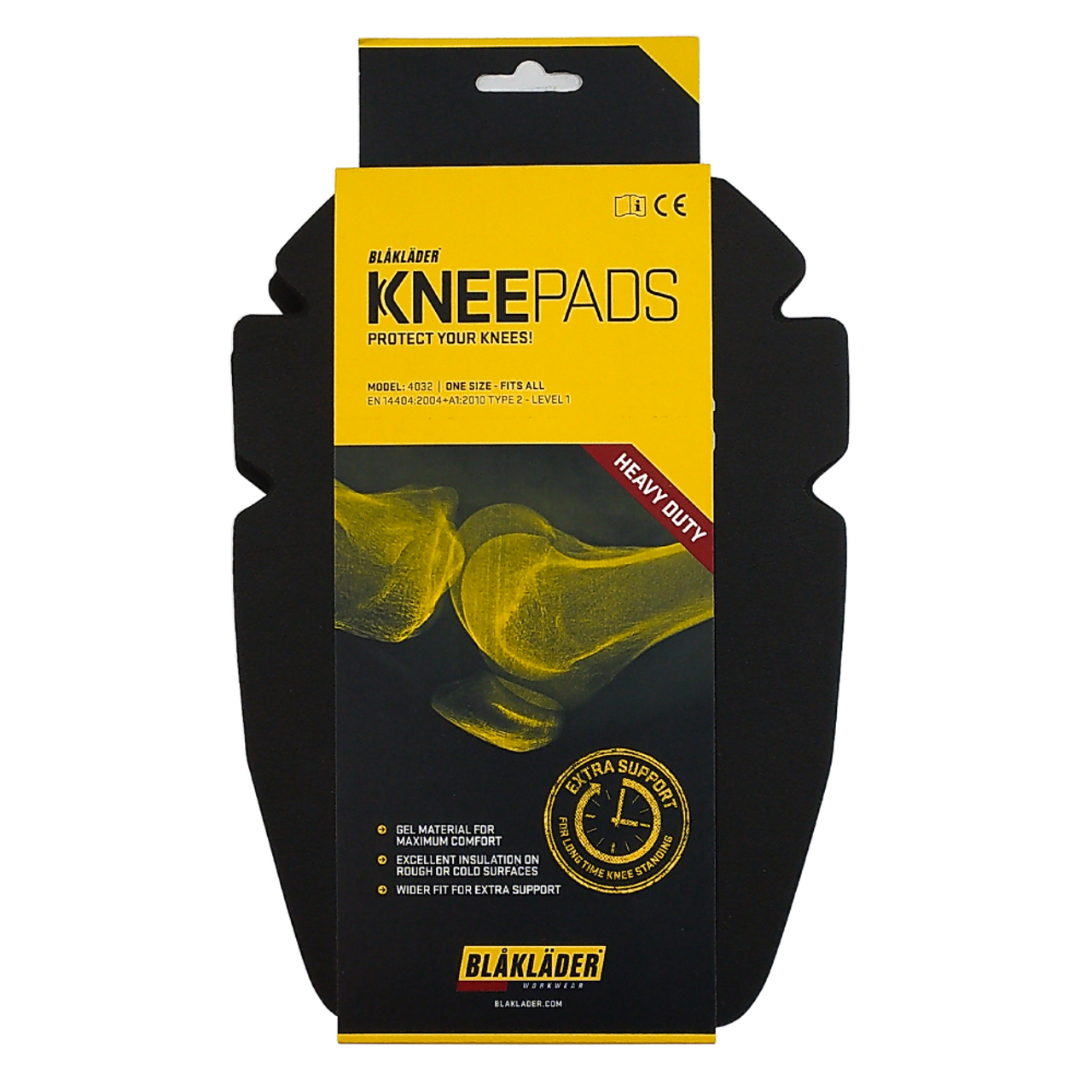 BLAKLADER Kneepads | 4032 25mm Gel Kneepads in Work Trousers