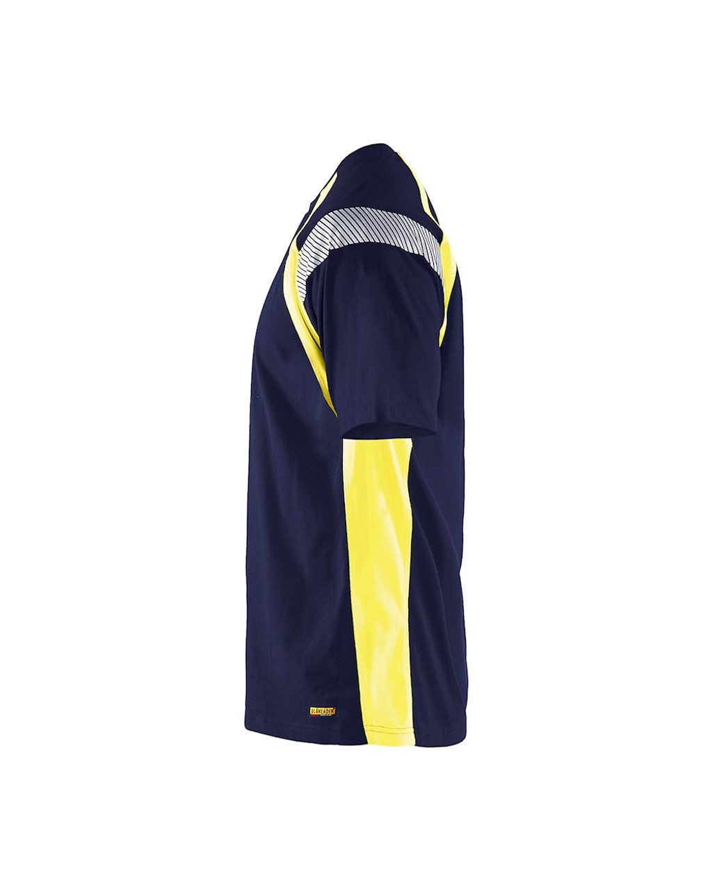 BLAKLADER T-Shirt  3332  with  for BLAKLADER T-Shirt  | 3332 Mens Navy Blue / High Vis Yellow UV Protection Profile T-Shirt with Reflective Tape Polyester that have UV Protection  available in Australia and New Zealand