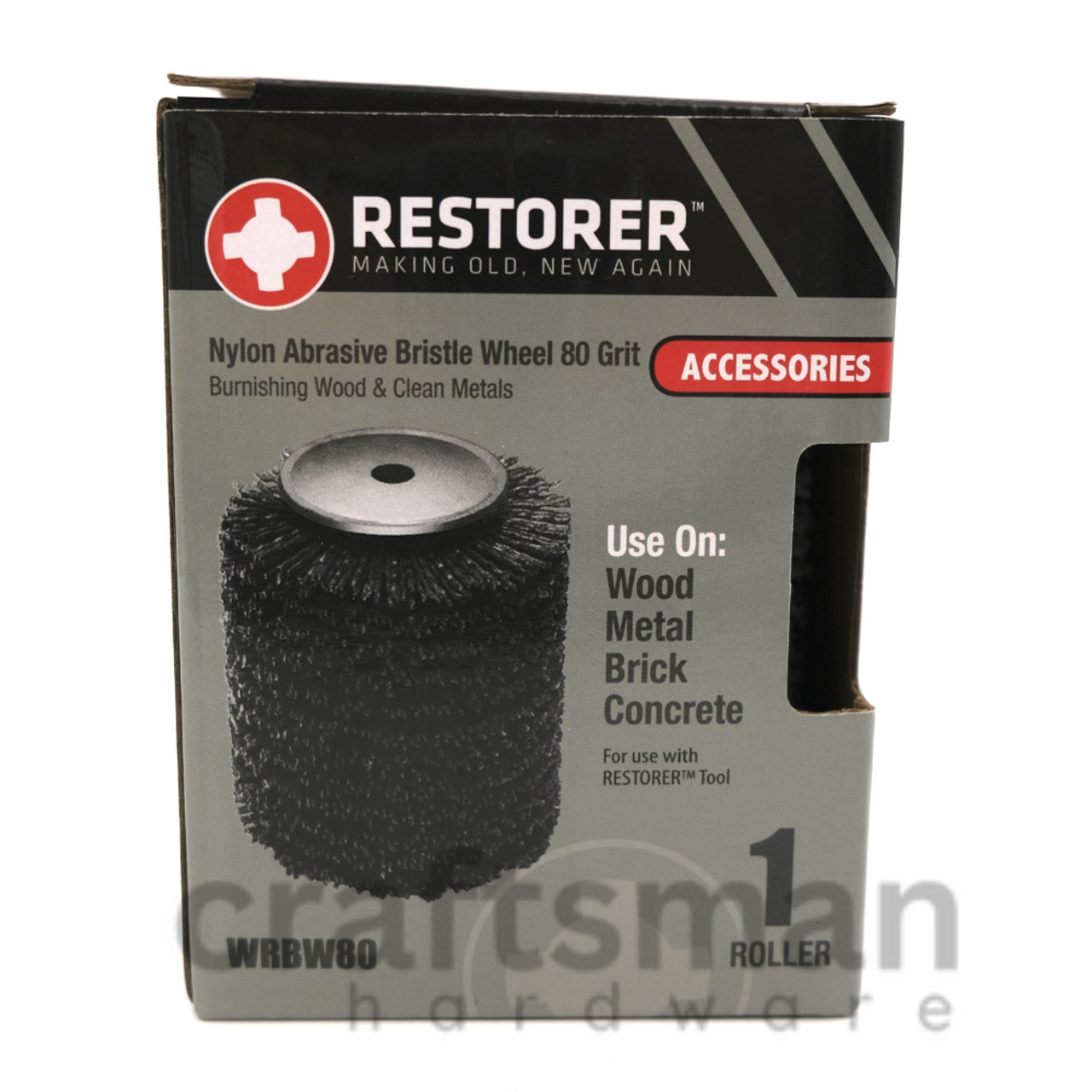 RESTORER TOOL Attachments | Nylon Brush Attachments P80 for Texturing