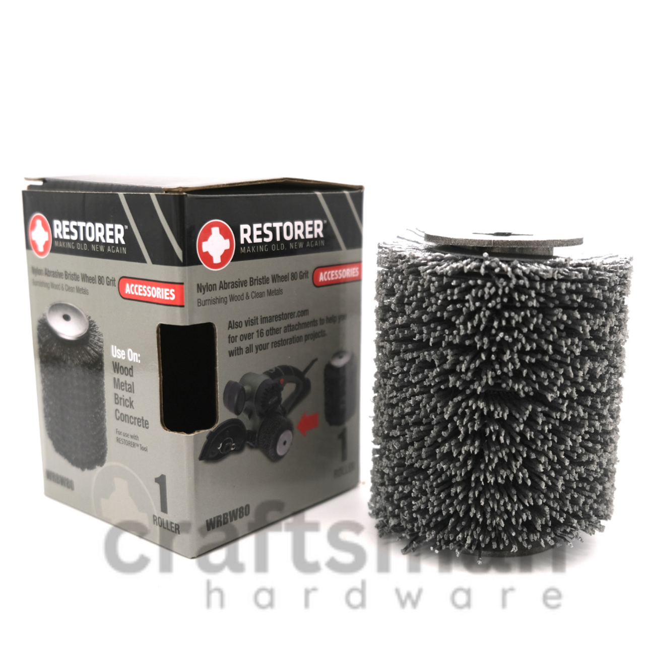 RESTORER TOOL Attachments | Nylon Brush Attachments P80 for Texturing