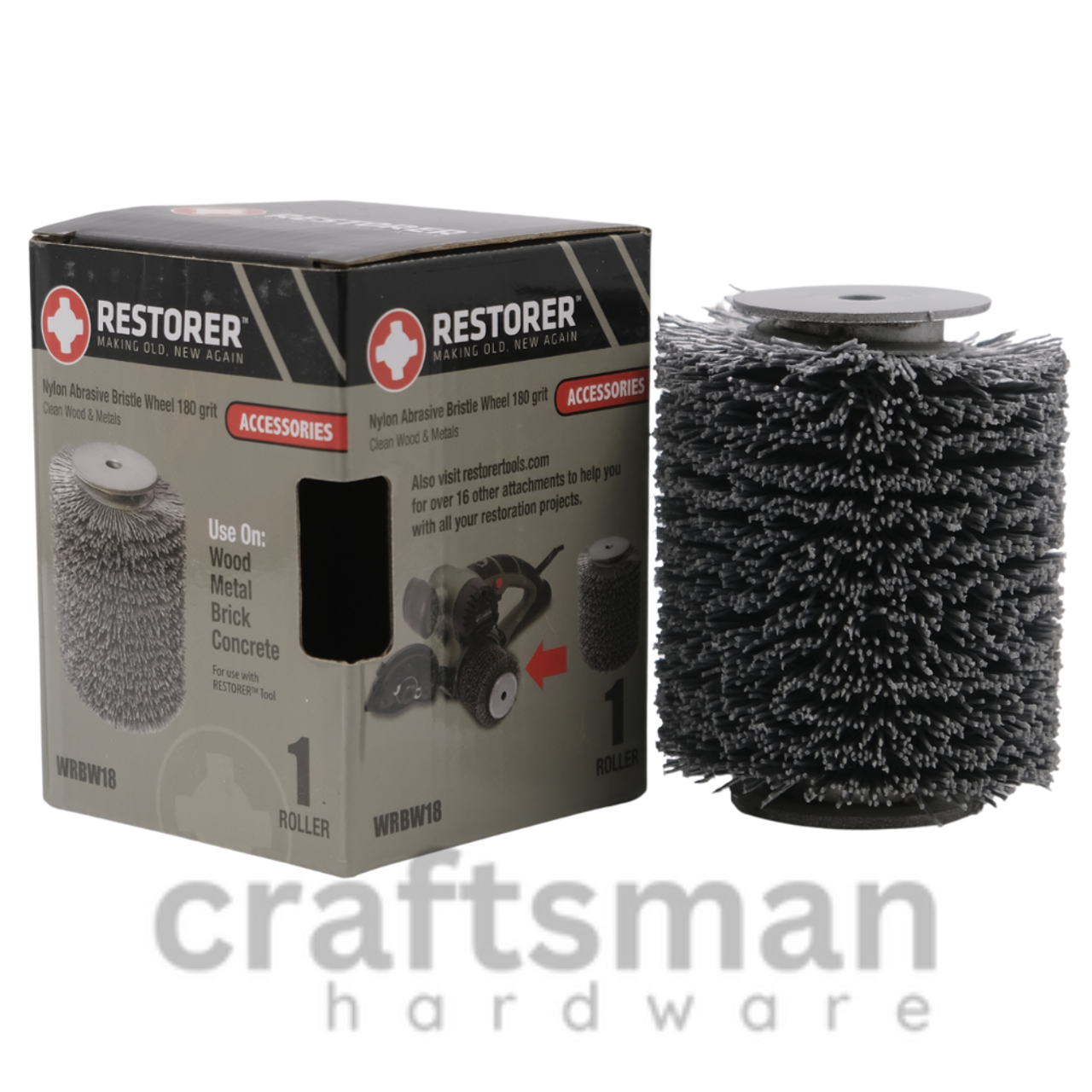 RESTORER TOOL Attachments | Nylon Brush Attachments P180 for Texturing