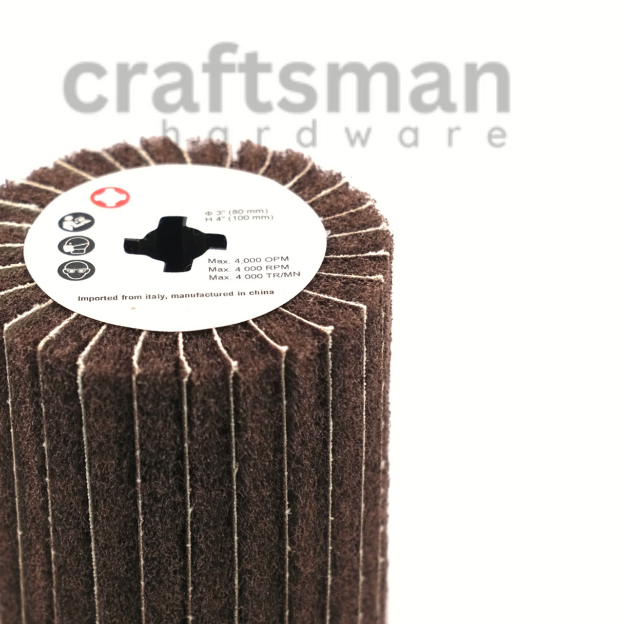 The RESTORER TOOL Soft Abrasive Attachments P120 combine material stripping and polishing in one versatile roller.