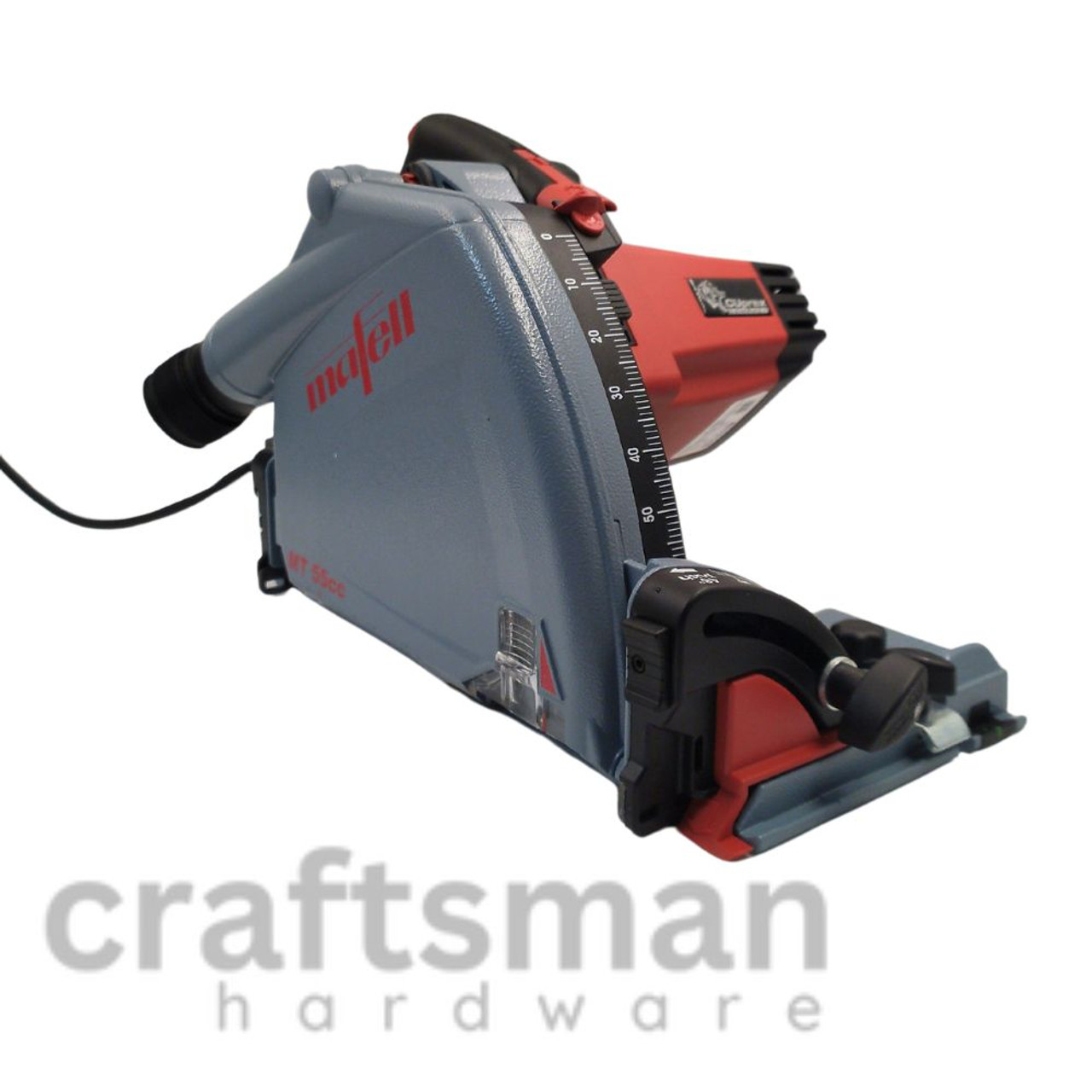 The MAFELL MT 55-18 is a versatile Corded plunge track circular saw designed for precision and ease of use in various cutting applications
