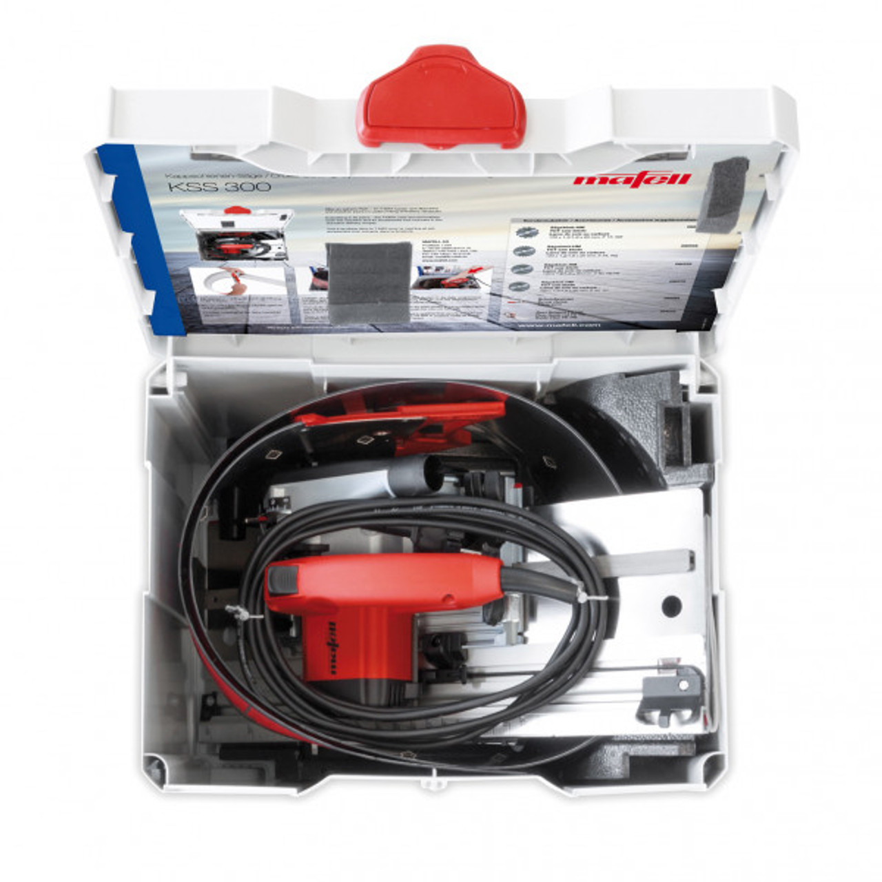 MAFELL KSS 300 circular saw 900 W with cross cut system, available in Australia and New Zealand