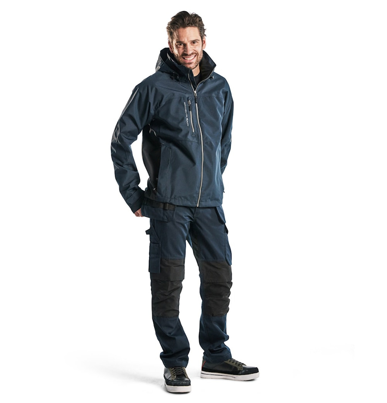 Buy online in Australia and New Zealand a Mens Dark Navy Blue Jacket  for Carpenters that are comfortable and durable.