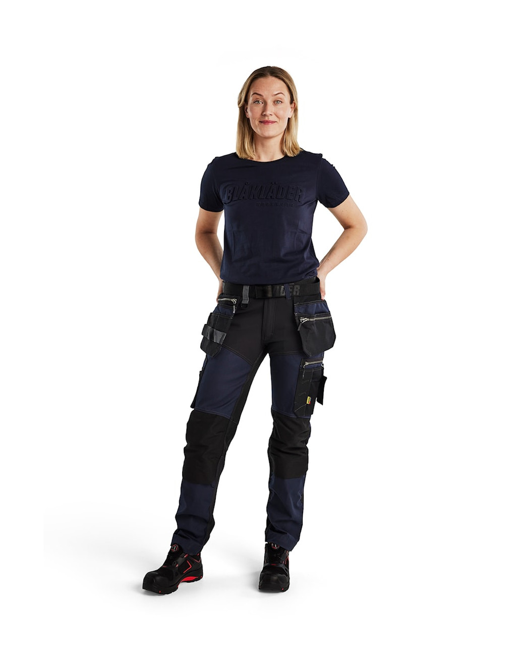 blaklader, blaklader workwear, trousers, womens trousers, work pants, knee pads, tradie lady, electricians, plumbers, holster pockets, stretch, Trousers | Find a range of Trousers for Womens Trousers and our range for other areas of product range such as Casual Trousers in Craftsman Hardware