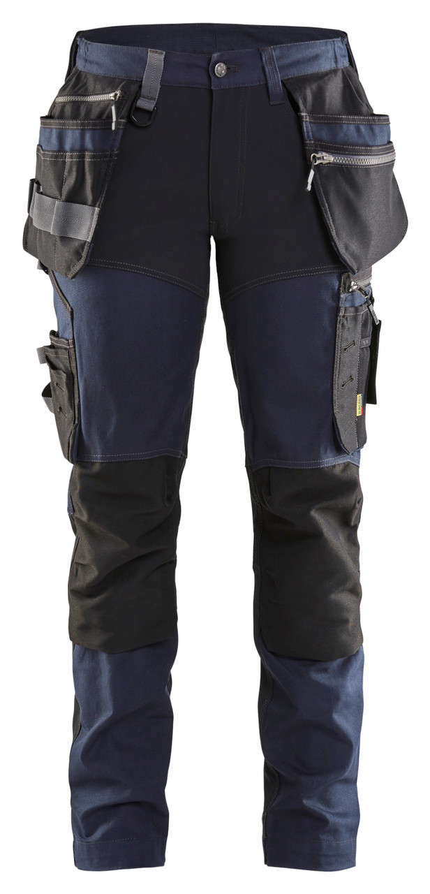 BLAKLADER Trousers | 7115 Womens Trousers with Holster Pockets for Electricians, Plumbers in the Women in Trades