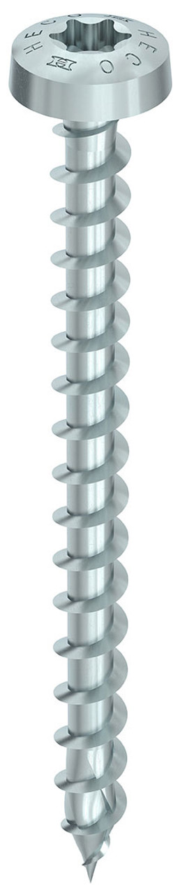 The HECO 4mm screw, featuring T20, is a versatile solution for fastening in various materials.