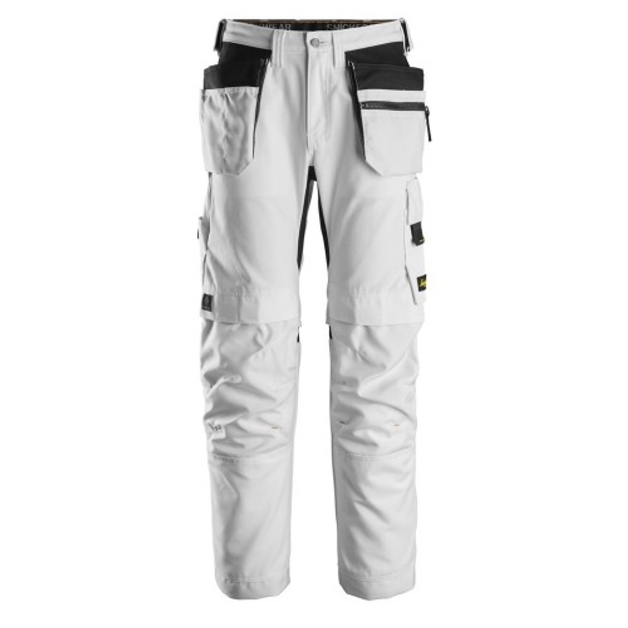 Snickers 6241 White Stretch Painters Trousers Holster Pockets