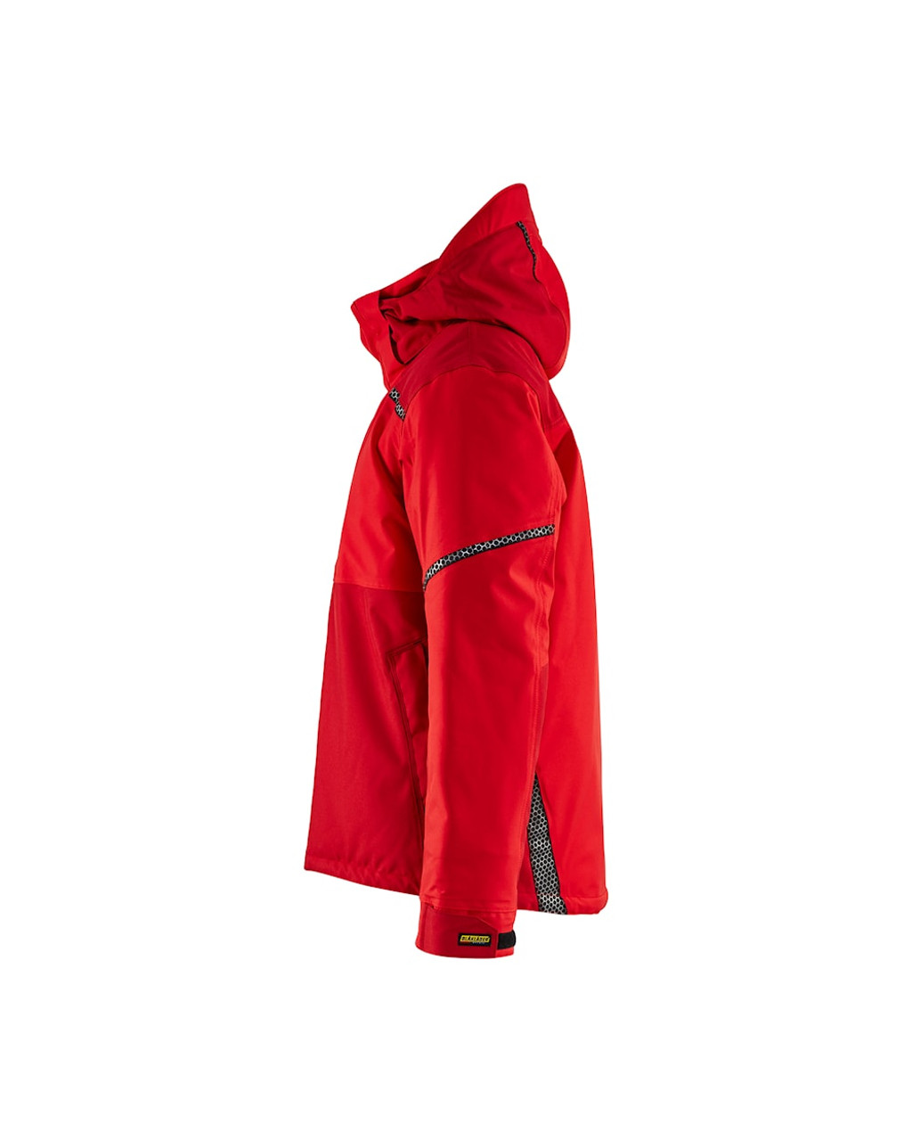Buy online in Australia and New Zealand a Mens Red Jacket  for Electricians that are comfortable and durable.