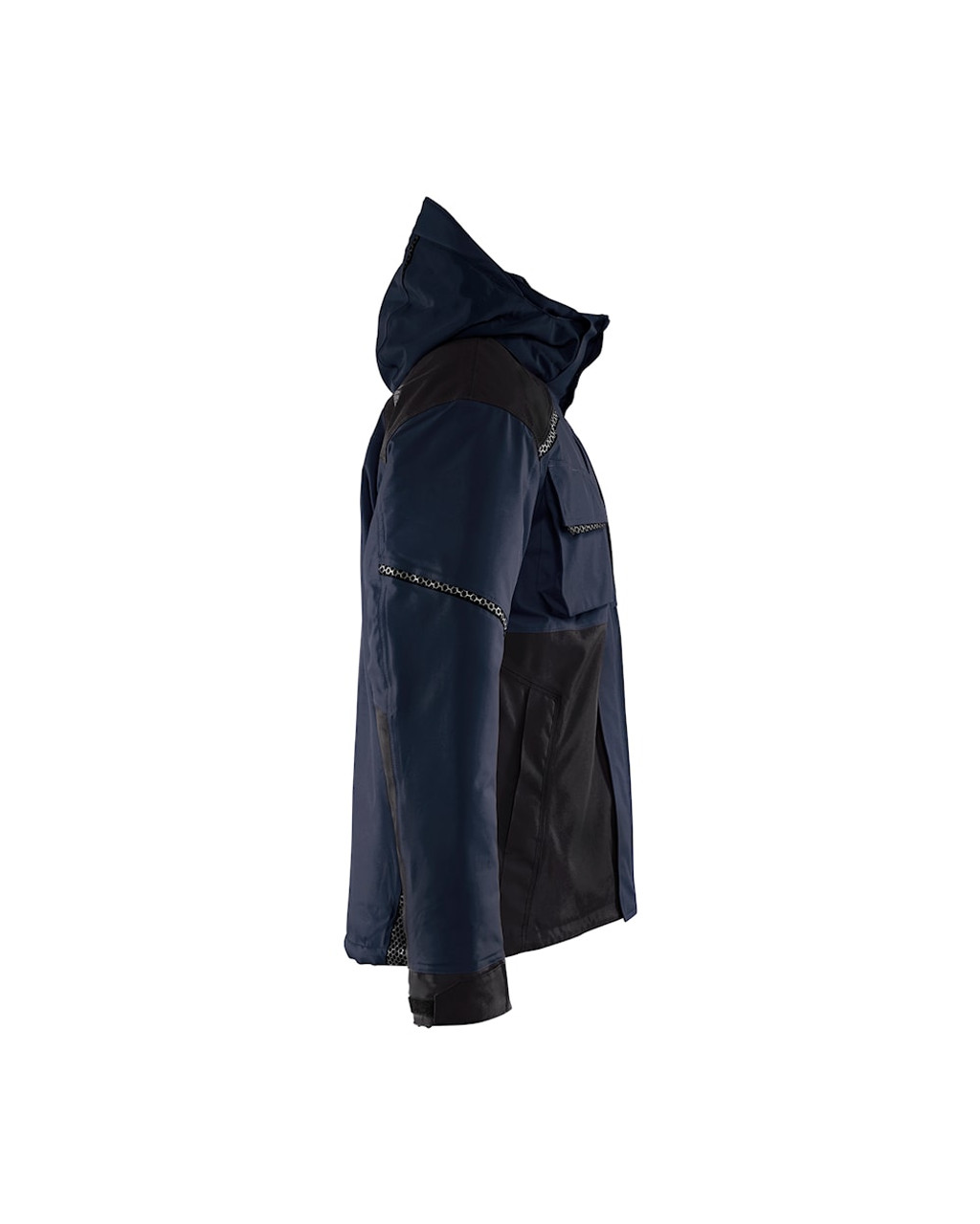 Mens Hiking Jacket  4881  - Dark Navy Blue  Full Zip  Waterproof & Breathable for Outdoor Adventures.