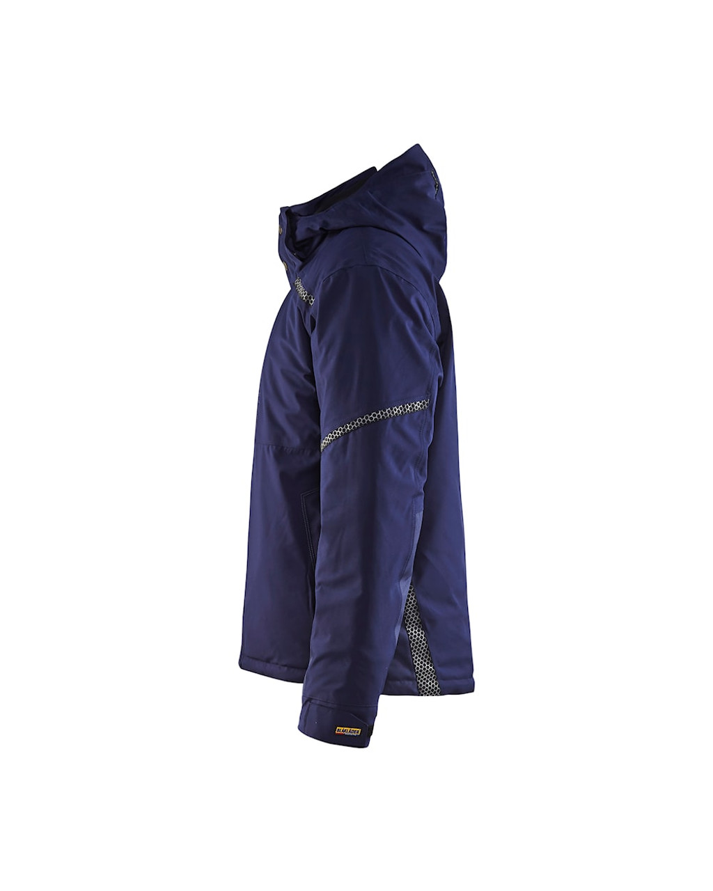 BLAKLADER Polyester Waterproof Navy Blue  Jacket  for Electricians that have Full Zip  available in Australia and New Zealand
