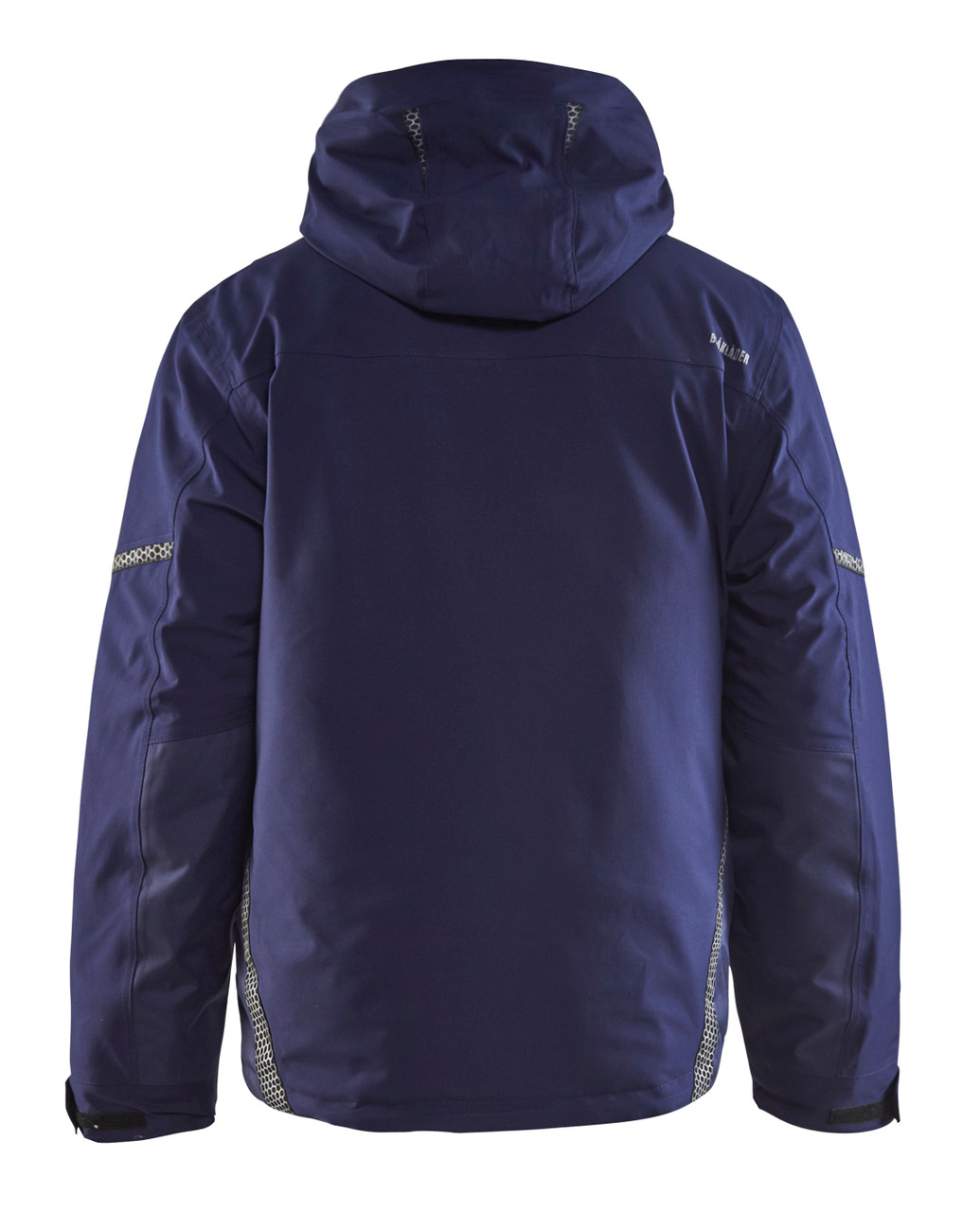 BLAKLADER Polyester Waterproof Navy Blue  Jacket  for Electricians that have Full Zip  available in Australia and New Zealand