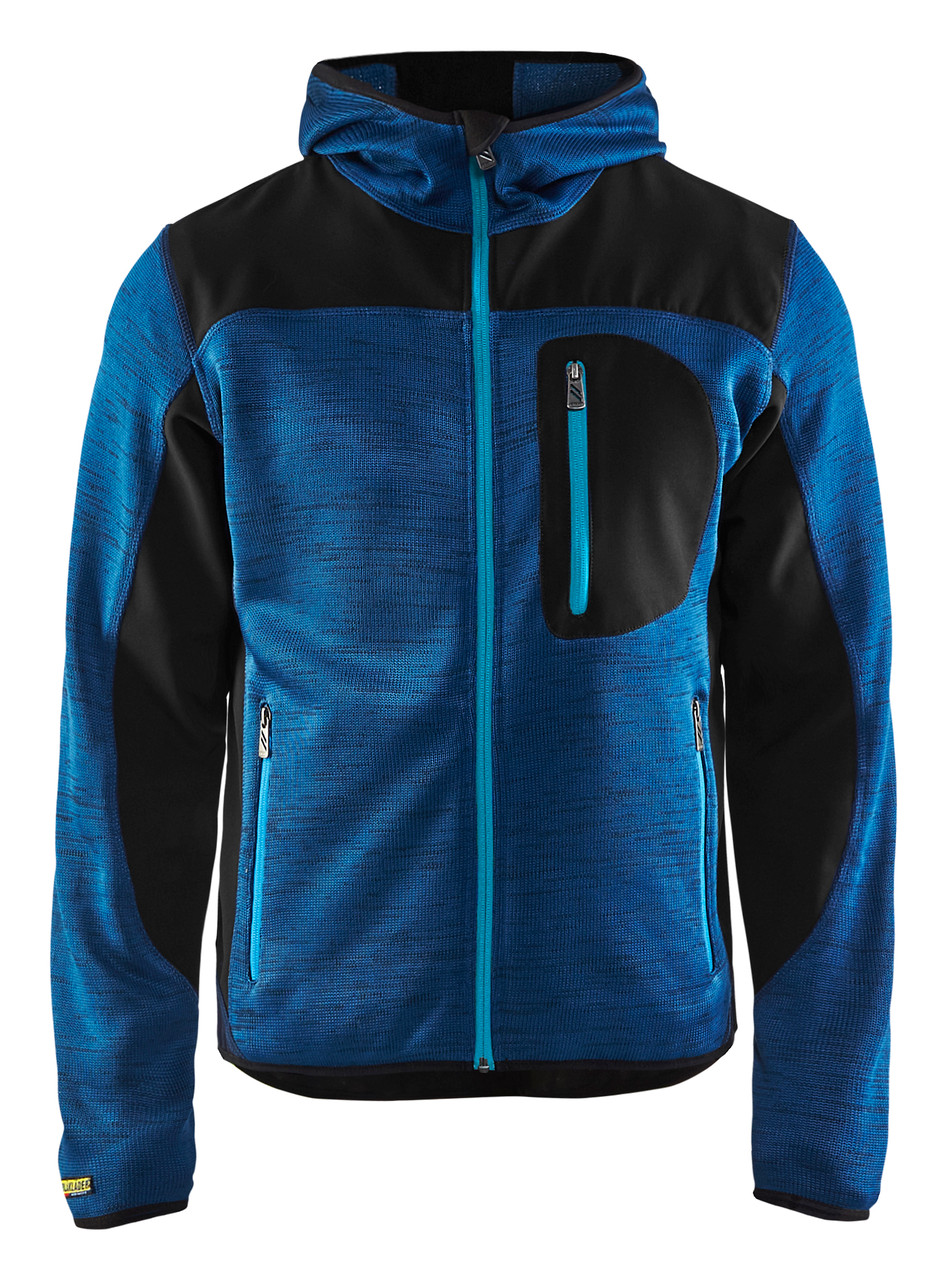 This Blaklader Workwear Jacket hoodie model 4930 in Navy Blue is perfect for casual gatherings and workwear.