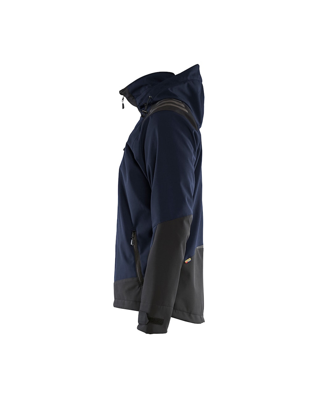BLAKLADER Softshell Dark Navy Blue  Jacket  for Carpenters that have Full Zip Waterproof  available in Australia and New Zealand