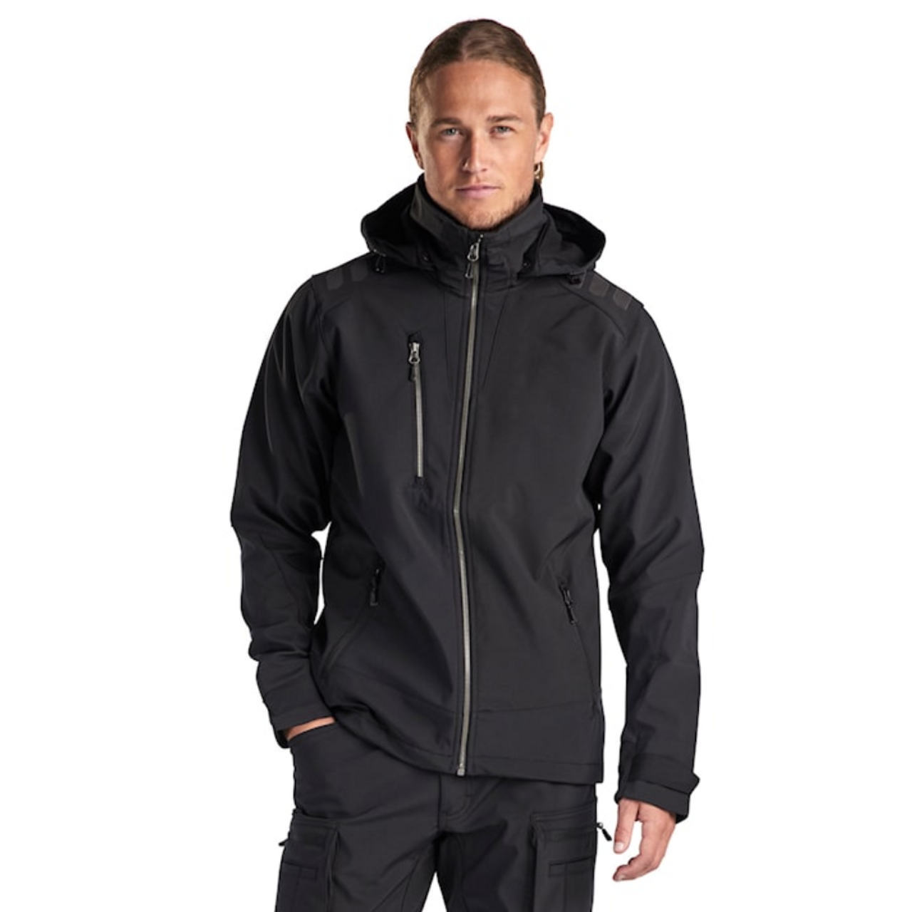Buy online in Australia and New Zealand a Mens Black Jacket  for Carpenters that are comfortable and durable.