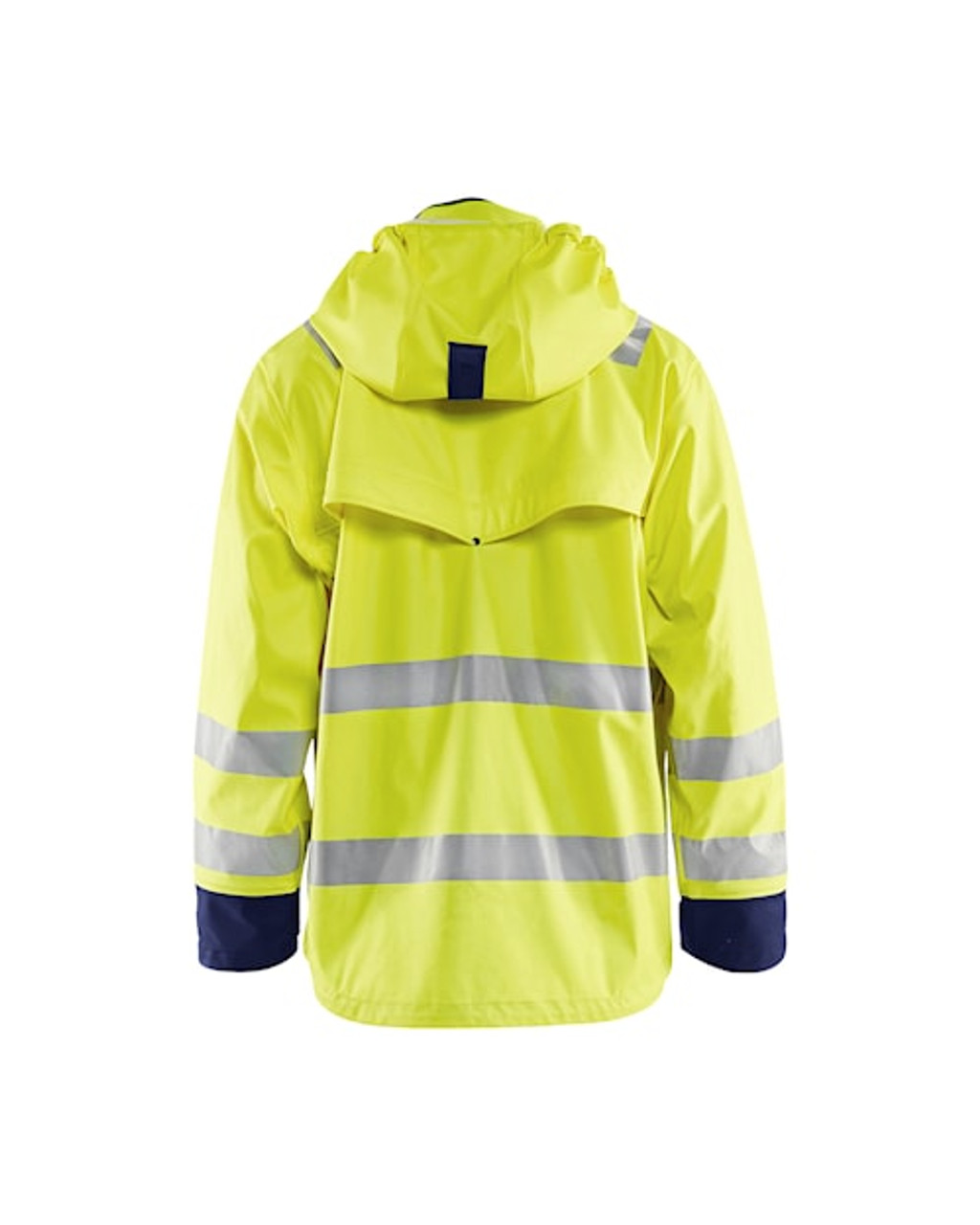 BLAKLADER Rain Jacket  4302 with  for BLAKLADER Rain Jacket | 4302 High Vis Yellow / Navy Blue Craftsman Rain Jacket with Reflective Tape Polyester Waterproof that have  available in Australia and New Zealand