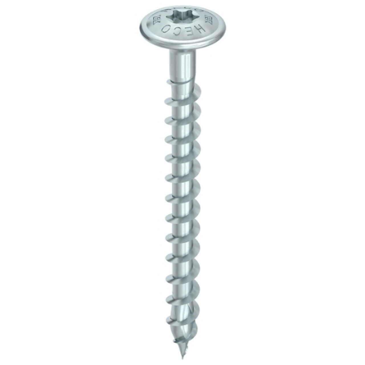 The HECO Full Thread Silver Zinc screw is essential for any professional contractor or DIY project, offering reliability and strength.