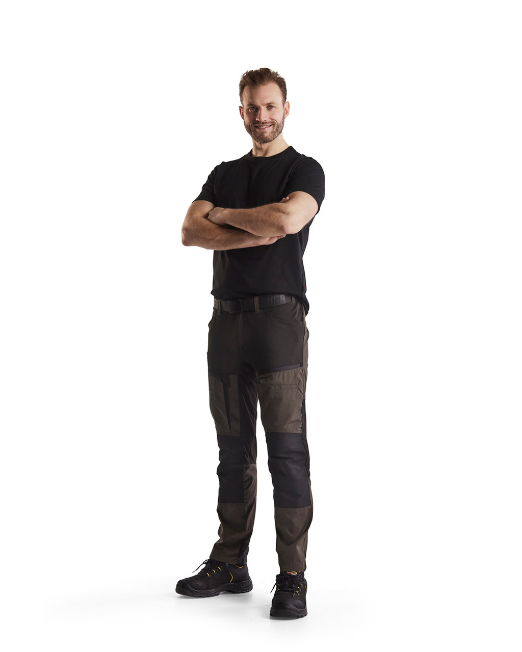 Suitable work Trousers available in Australia and New Zealand BLAKLADER Durable Poly/Cotton Blend Olive Green Trousers for Cabinet Makers