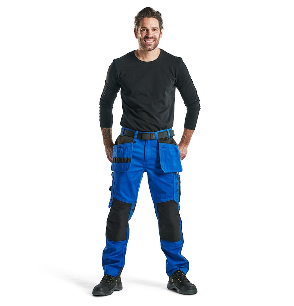 BLAKLADER Blue Trousers with Holster Pockets for the Electrical Industry and Electricians in Victoria and Tasmania.