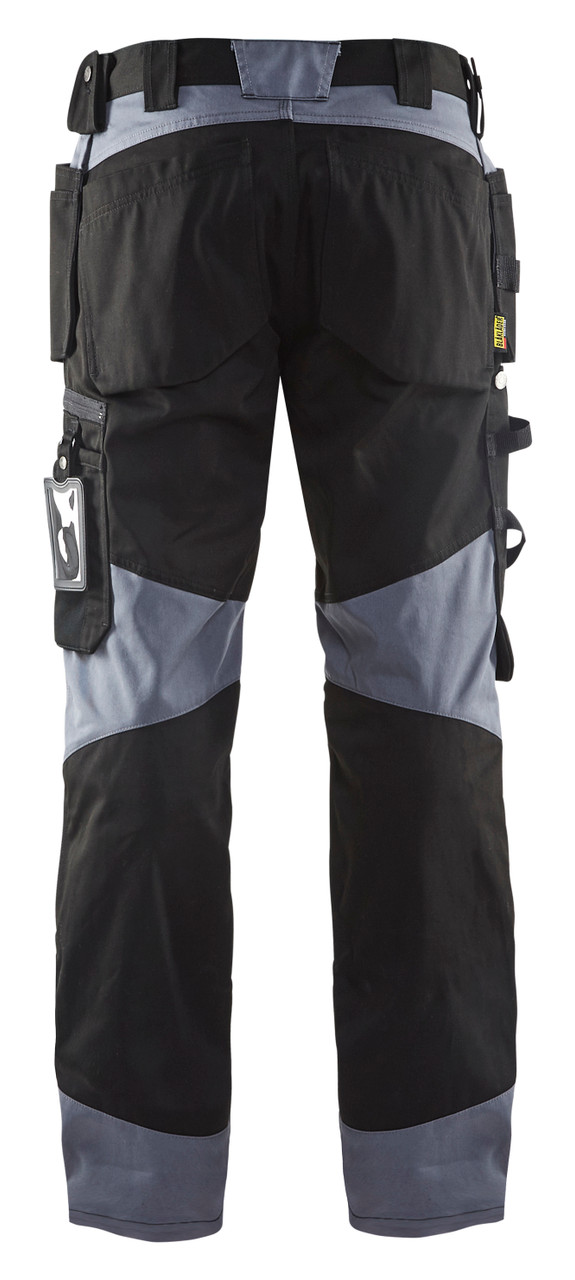 Buy Online Mens Black Trousers with Holster Pockets for the Plumbing Industry and Workers in Victoria and Tasmania.