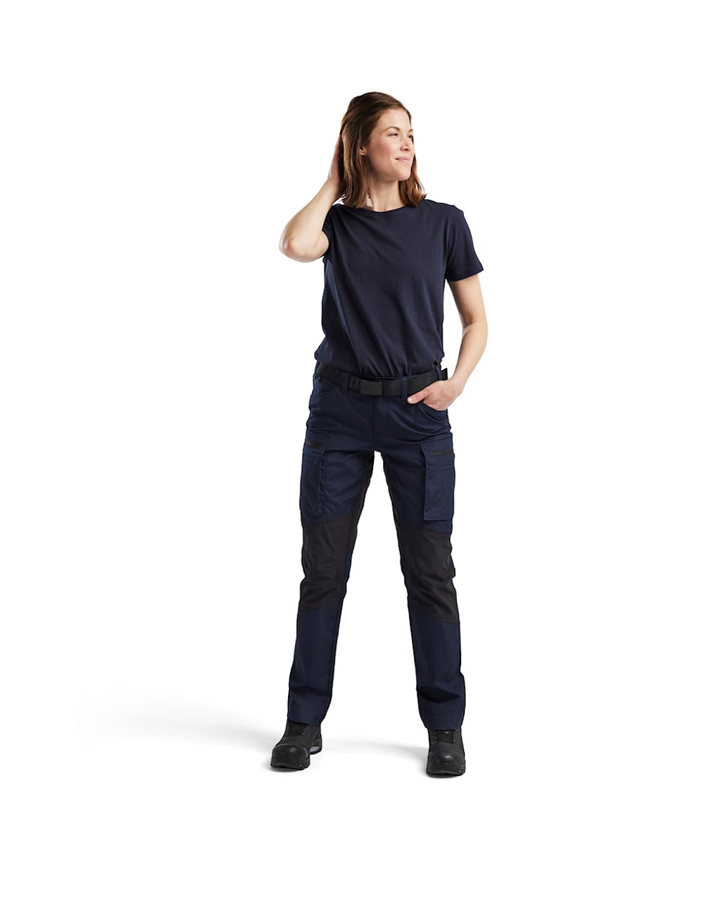 BLAKLADER Trousers | 7159 Womens Trousers with Stretch for Receptionist, Mechanics in the Women in Trades