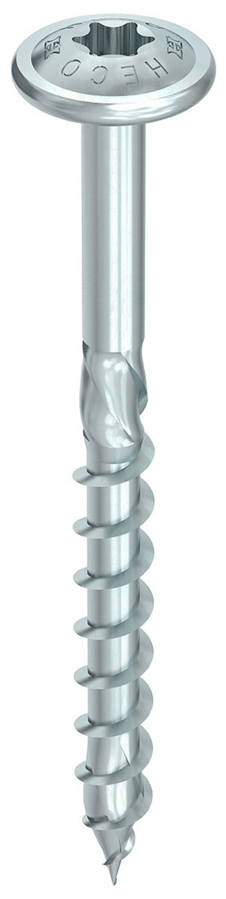 This HECO 8mm screw, with its Silver Zinc coating, provides both aesthetic appeal and functional strength for your projects.