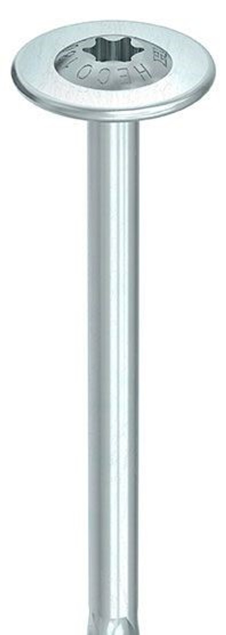 HECO Screws 8mm Silver Zinc XL Flange Washer Head Screws with T40 and in Partial Thread