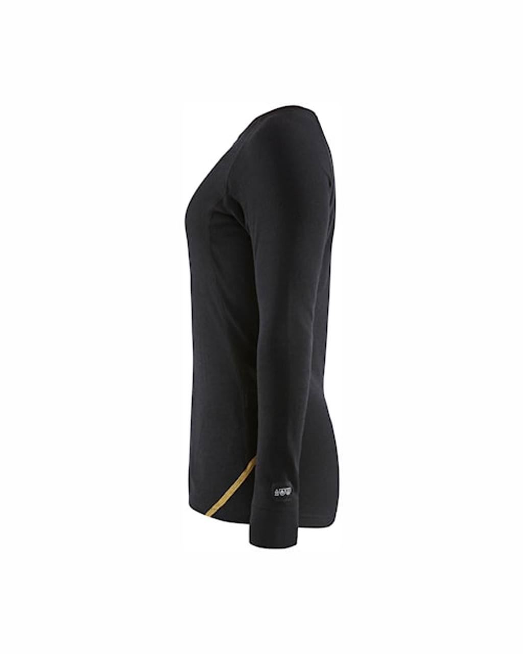 BLAKLADER Underwear | 7213 Womens Black Underwear Thermal Shirt with Anti-Flame in Wool