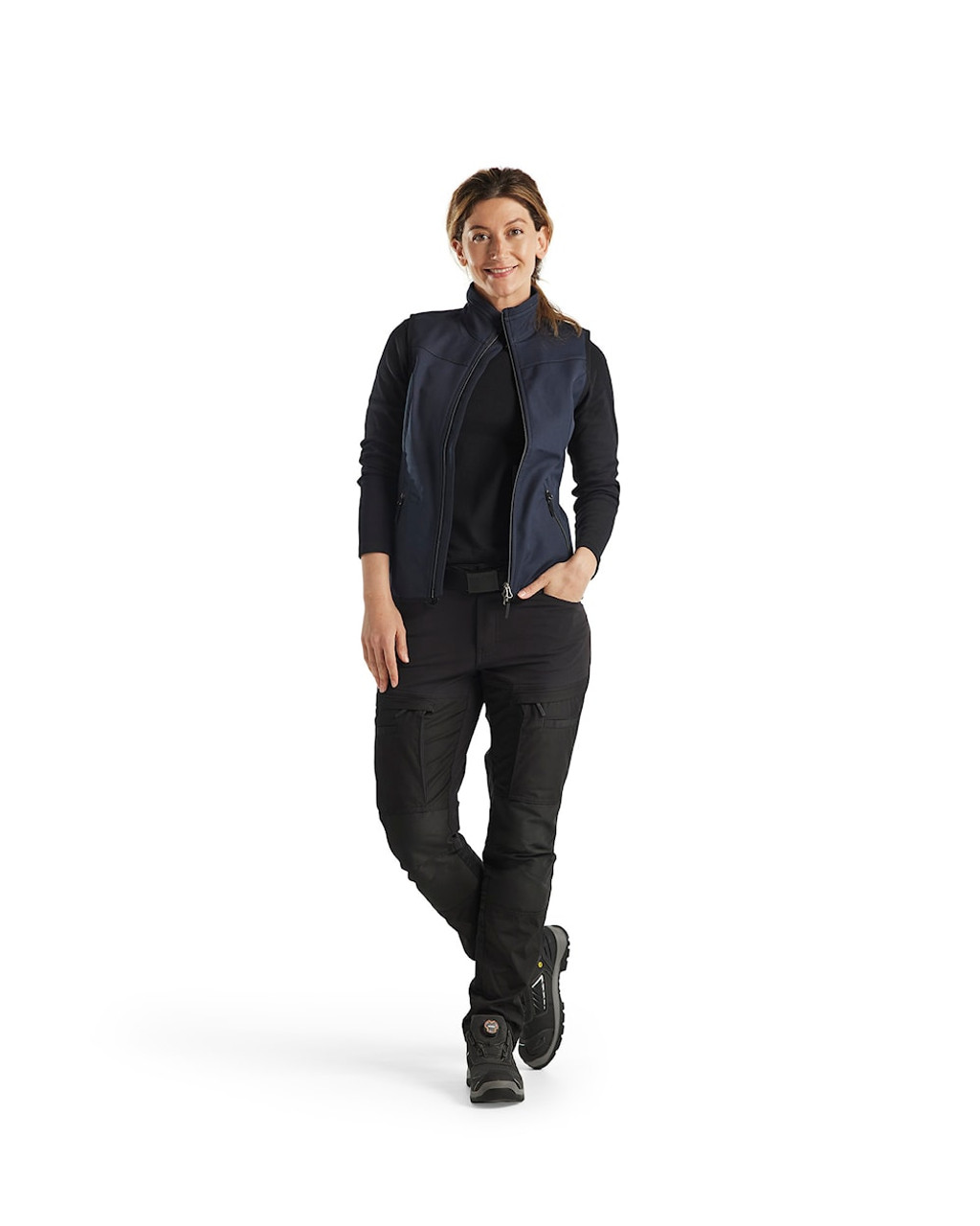 BLAKLADER Vest | 3851 Vest with Fleece Liner for Uniforming, Heat Transfers and Dark Navy Blue in Sydney