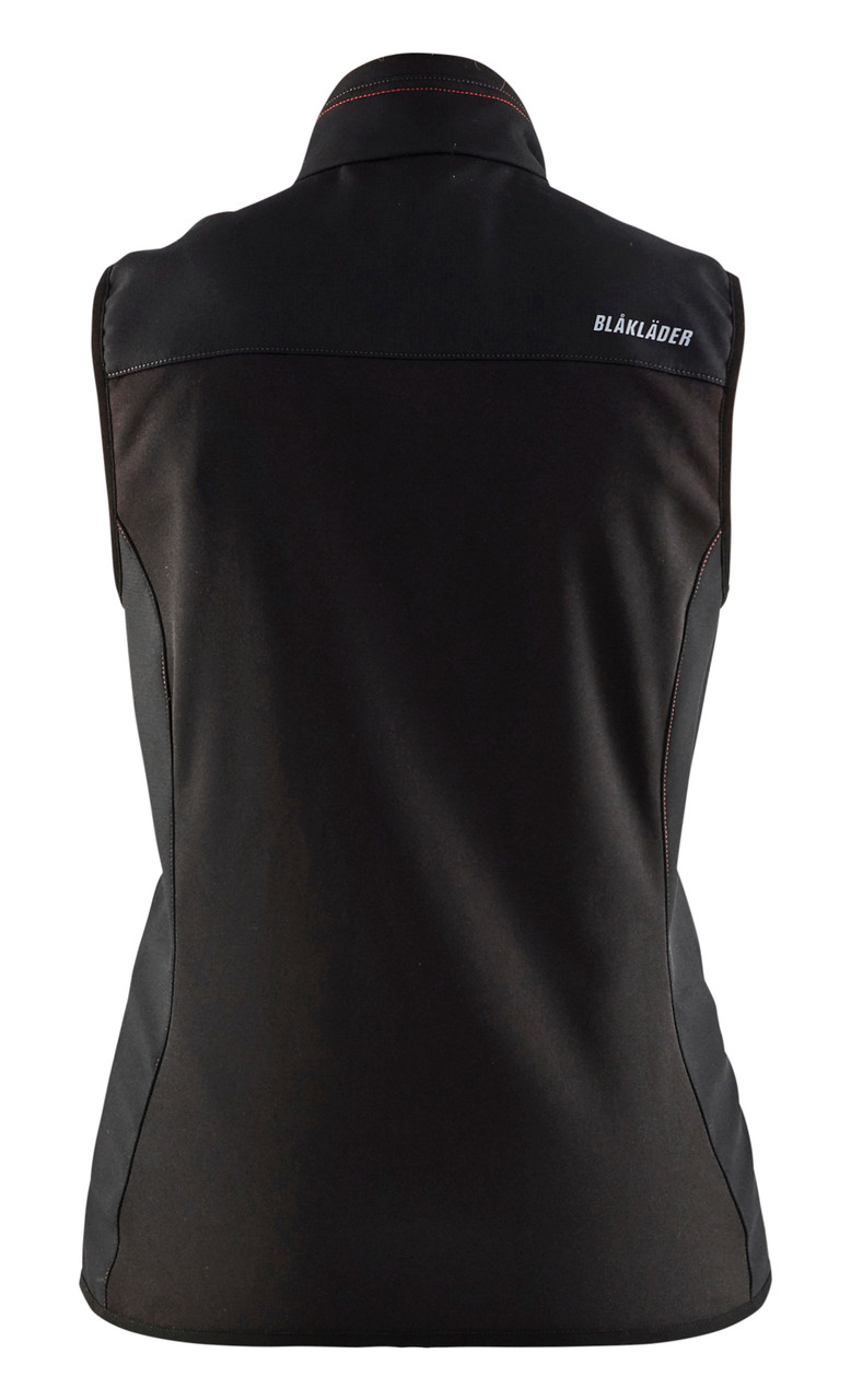 BLAKLADER Vest | 3851 Vest with Fleece Liner for Uniforming, Heat Transfers and Black/ Red in Sydney