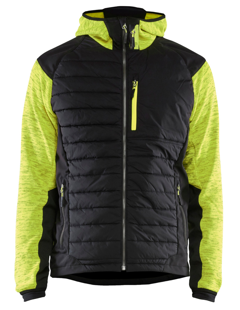 Stay warm and protected with the Blaklader jacket model 5930 in High Vis Yellow.